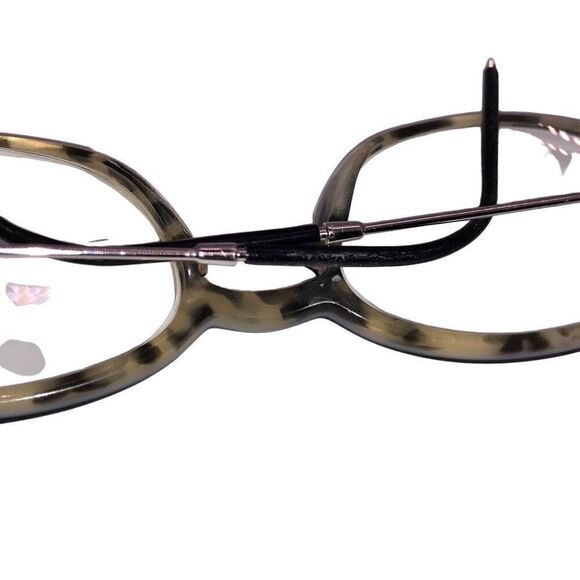 Lauren Hutton Ebony Eyeglass Frames Tortoiseshell Inner 135 - Picture 8 of 16